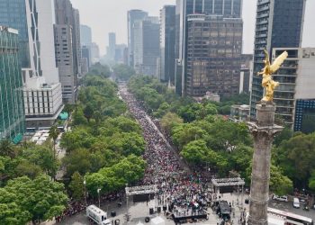 “Queremos que quienes nos visiten durante el Mundial encuentren una ciudad vibrante, incluyente y profundamente humana”, afirmó Brugada. FOTOS: Especial